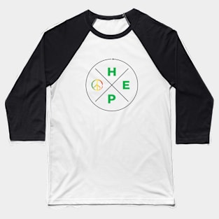 Hope and Peace - Light Baseball T-Shirt